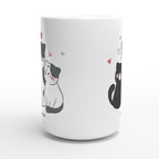 Cat Lover - White 15oz Ceramic Mug 15oz Mug animal Globally Fulfilled