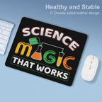 Science, Magic That Works Leather Mouse Pad Leather Mouse Pad Printed Offshore Science