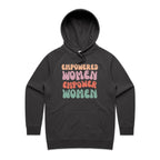 Empowered Women Empower Women - Womens Hoodie Coal Womens Hoodie Positivity Printed In Australia