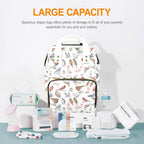 Birds Of A Feather Multi-Function Backpack, Nappy / Diaper Bag Multi-function Backpack, Nappy / Diaper Bag animal Birds Printed Offshore