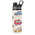 Kids Cars Insulated Water Bottle with Dual-Use Lid (18oz) One Size Insulated Water Bottle with Dual-Use Lid (18oz) Printed Offshore