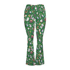 Science Love High Waist Crossover Tummy Control Flare Leggings High Waist Flare Leggings Printed Offshore Science