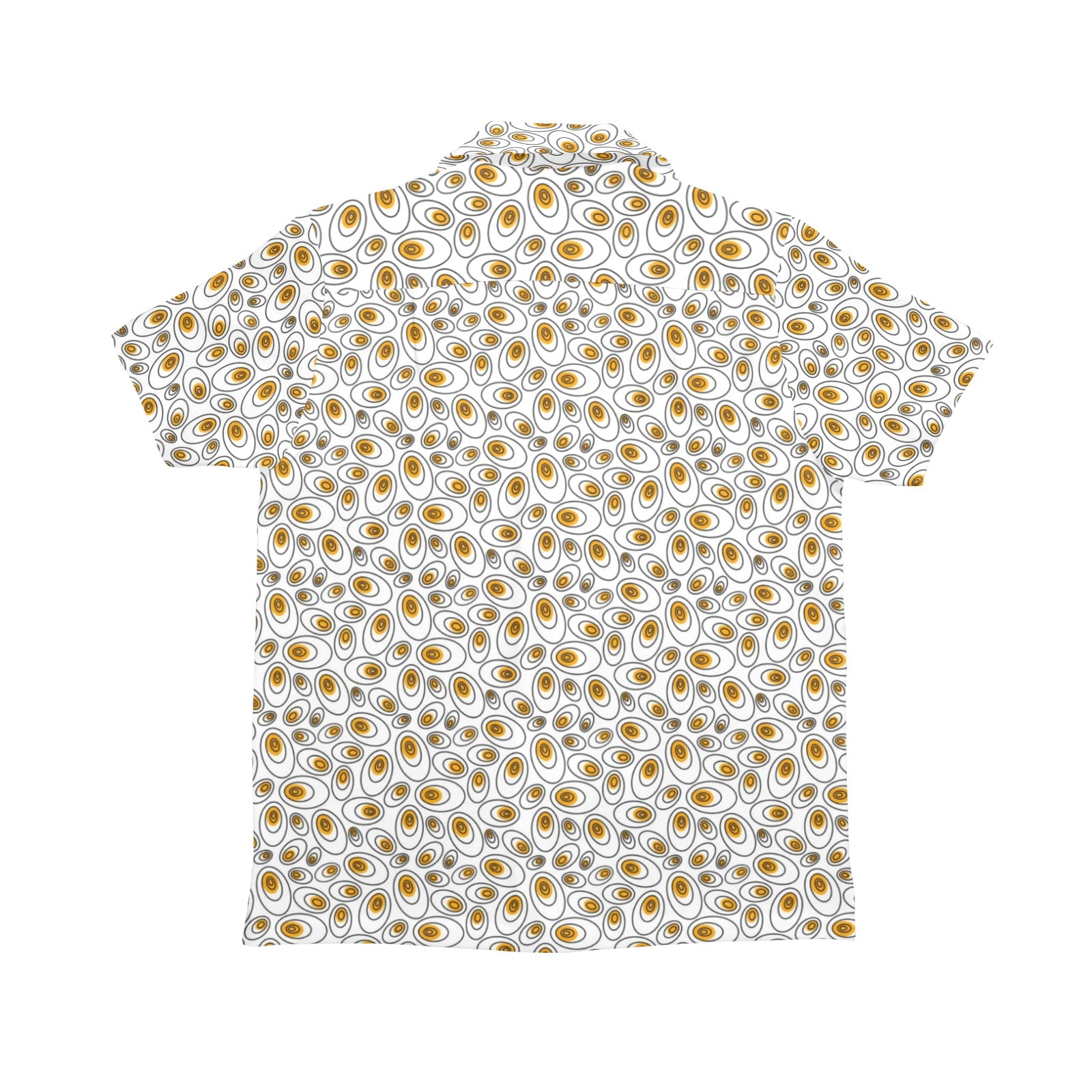 Eggs Abstract Senior Kids Hawaiian Shirt Senior Kids Hawaiian Shirt 8-15 Food Printed Offshore