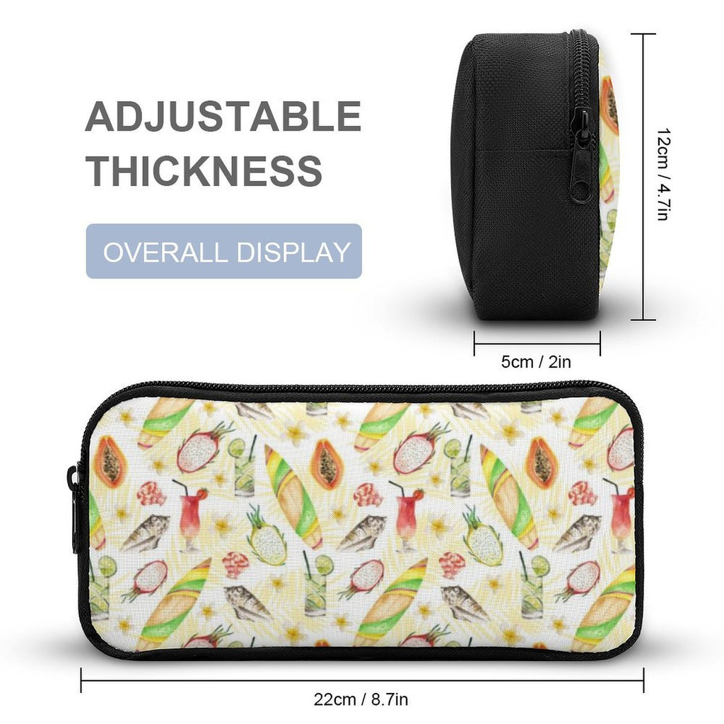 Tropical Surf Backpack, Lunch Bag & Pencil Case Set