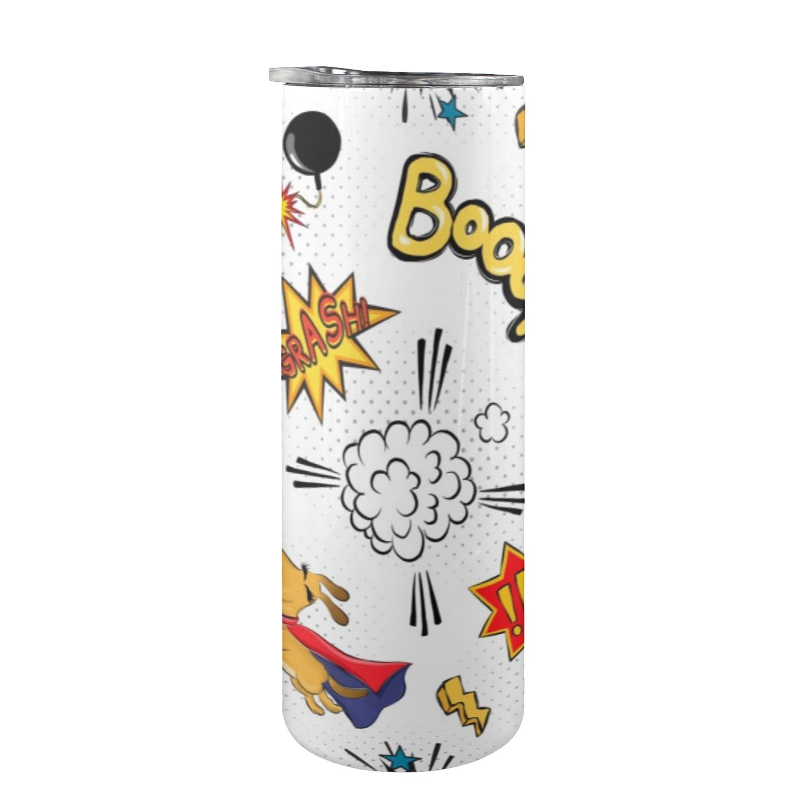 Superdog - 20oz Tall Skinny Tumbler with Lid and Straw