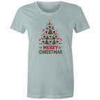 Koala Christmas Tree - Womens T-shirt