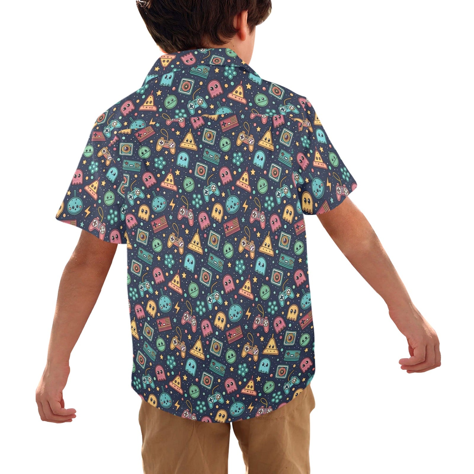 Video Game Junior Kids Hawaiian Shirt