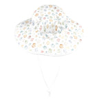 Paw Print Wide Brim Bucket Hat Wide Brim Bucket Hat animal Printed Offshore