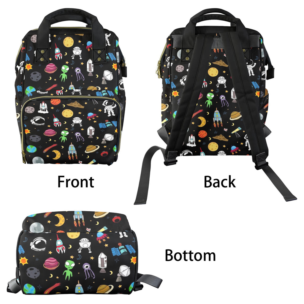 Fun Space Multi-Function Backpack, Nappy / Diaper Bag Multi-function Backpack, Nappy / Diaper Bag Printed Offshore Space