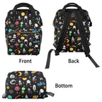 Fun Space Multi-Function Backpack, Nappy / Diaper Bag Multi-function Backpack, Nappy / Diaper Bag Printed Offshore Space