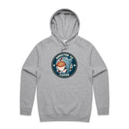 Addicted To Coffee - Mens Hoodie Grey Marle Mens Hoodie Coffee Printed In Australia