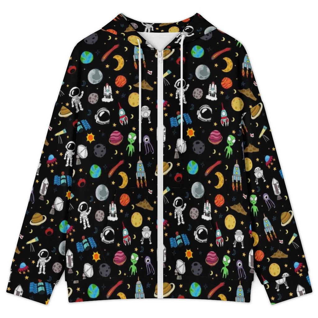 Fun Space Women's Full-Zip Hoodie