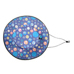 Planets On Blue Wide Brim Bucket Hat Wide Brim Bucket Hat Printed Offshore Space