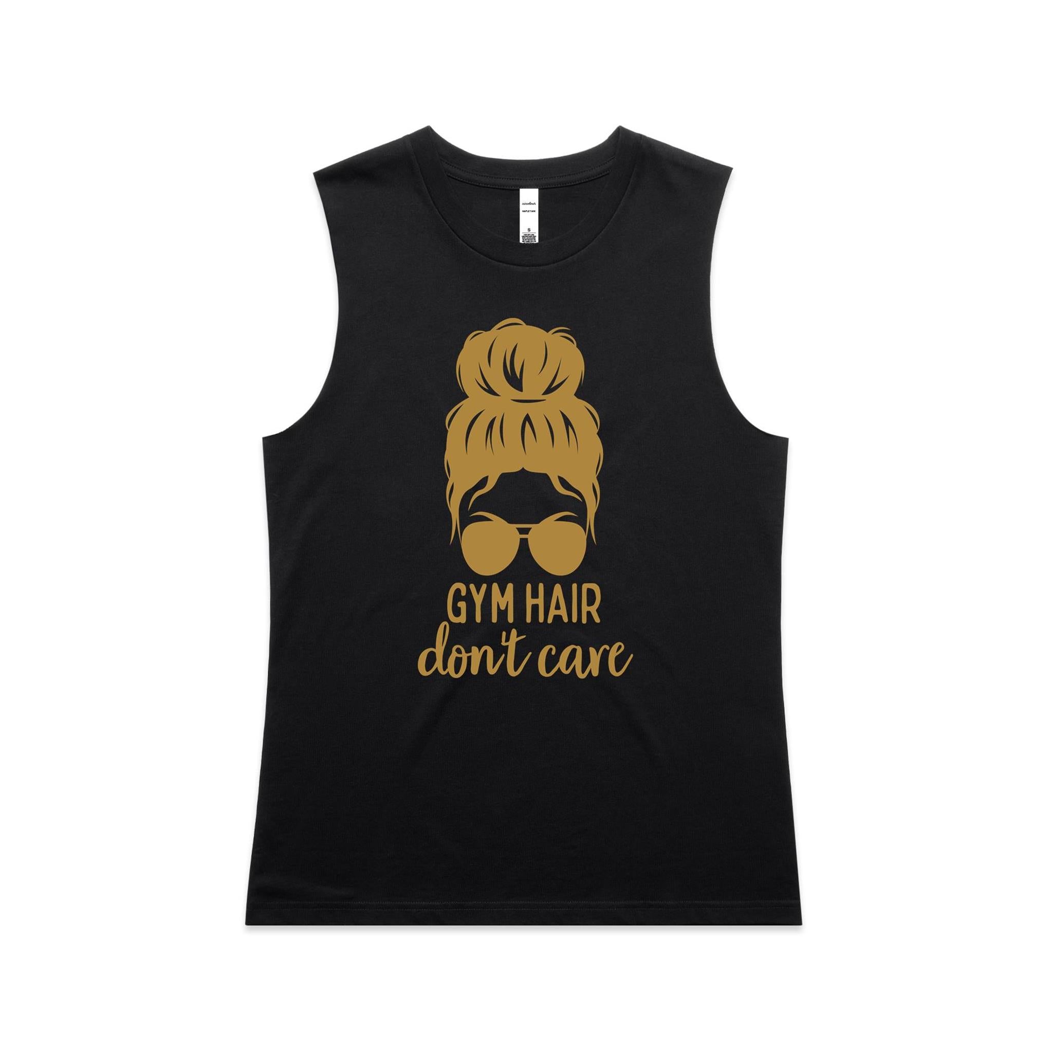 Gym Hair, Don't Care - AS Colour Women's Maple Tank