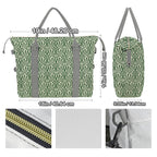 Green Pattern Duffle Bag-Simple (Model 1715) Duffle Bag-Simple (1715)