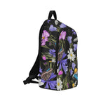 Butterfly Flowers - Fabric Backpack