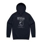 Instant Human, Coffee Machine - Mens Hoodie Navy Mens Hoodie Coffee Printed In Australia