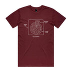 Pizza Geometry Men's AS Colour T-shirt