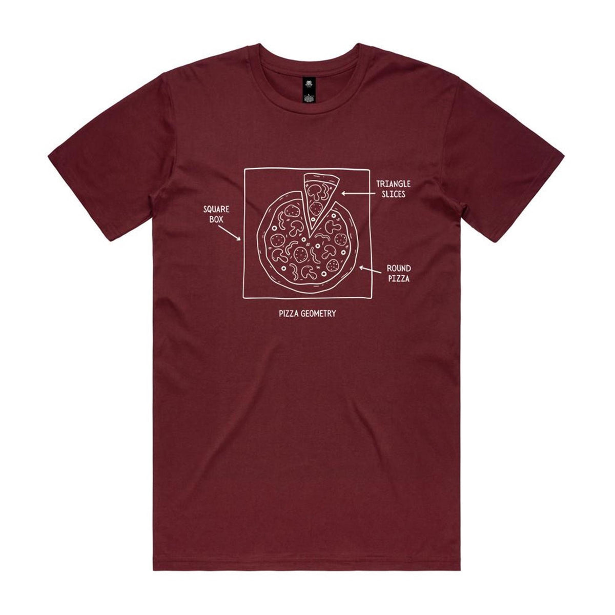 Pizza Geometry Men's AS Colour T-shirt