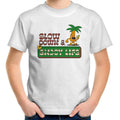 Slow Down And Enjoy Life - Kids Youth T-Shirt White Kids Youth T-shirt Printed In Australia Retro
