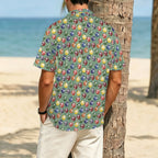 Pool Balls Men's Crinkle Hawaiian Shirt
