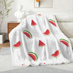 Watermelon - Double-Layer Fleece Blanket 51"x59"