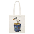 Bin Chicken Australian Ibis Parcel Canvas Tote Bag
