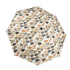 Lots Of Cats - Semi-Automatic Foldable Umbrella (Model U12) One Size Semi-Automatic Foldable Umbrella (U12)