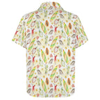 Tropical Surf Women's Collared Pocketless Short Sleeve Shirt