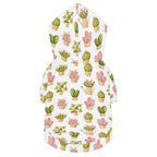 Cactus Pots And Flowers Pet Hoodie (Large Size)