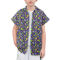 Groovy Alien And UFO Senior Kids Hawaiian Shirt