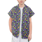 Groovy Alien And UFO Senior Kids Hawaiian Shirt