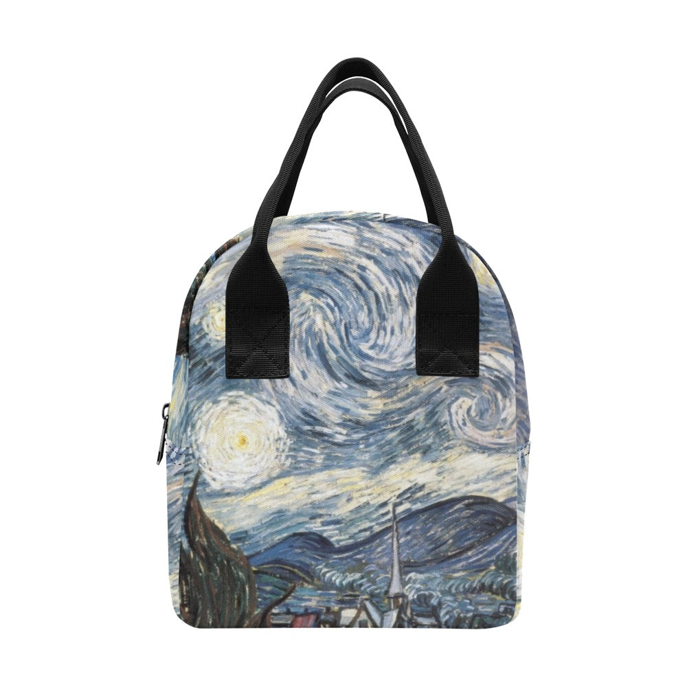 Starry Night - Zipper Lunch Bag One Size Zipper Lunch Bag Printed Offshore