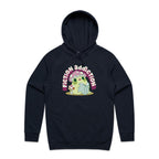 Fiction Addiction - Mens Hoodie Navy Mens Hoodie Printed In Australia Reading