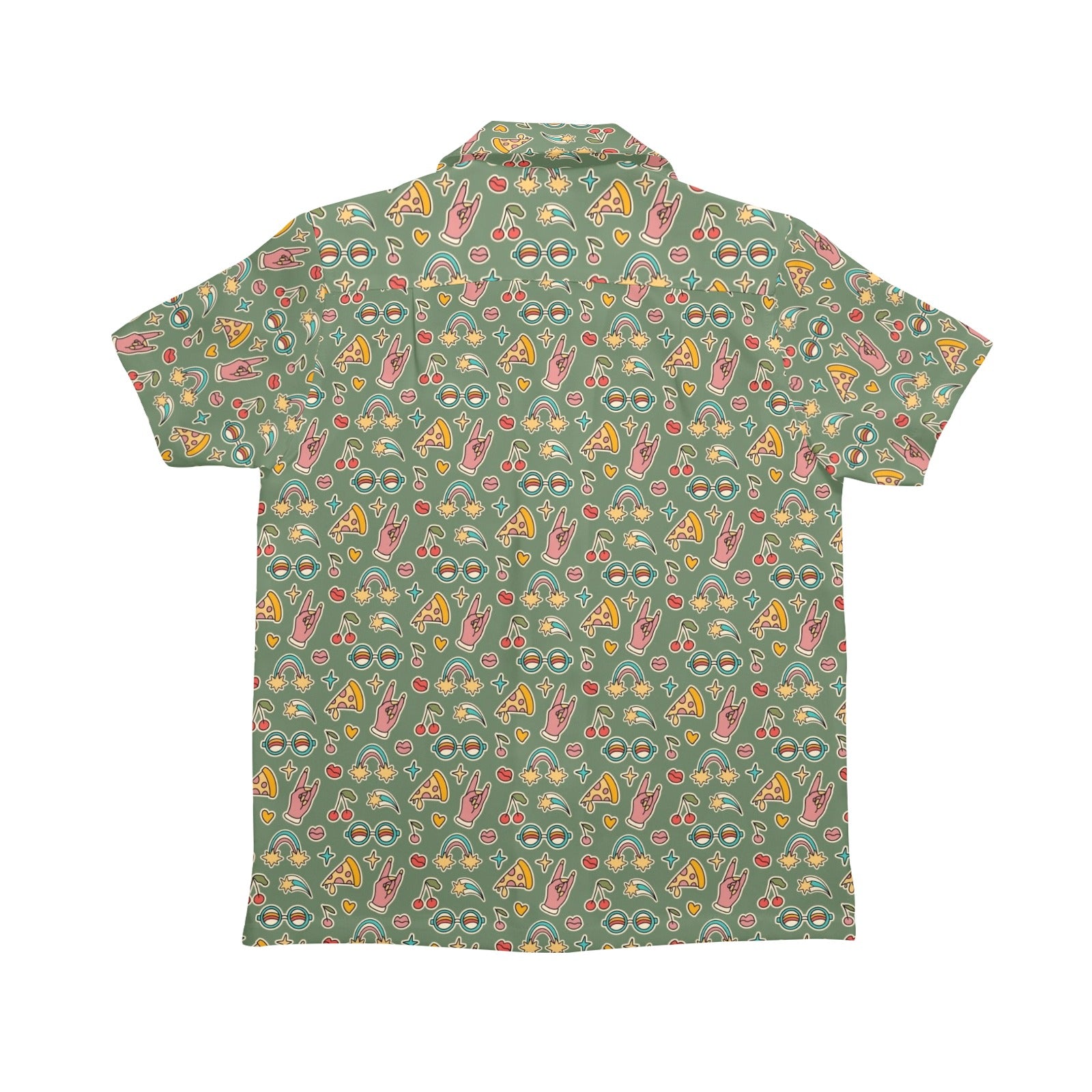 Groovy Retro Senior Kids Hawaiian Shirt