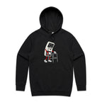 Retro Gamer Men's AS Colour Hoodie Black Mens Hoodie Games Printed In Australia