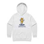 I Remember When I Was Smarter Than My Phone - Womens Hoodie White Marle Womens Hoodie Printed In Australia Tech