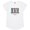 Test Tubes, Just Looking For A Reaction - Womens Scoop Neck T-Shirt White Womens Scoop Neck T-shirt Printed In Australia Science