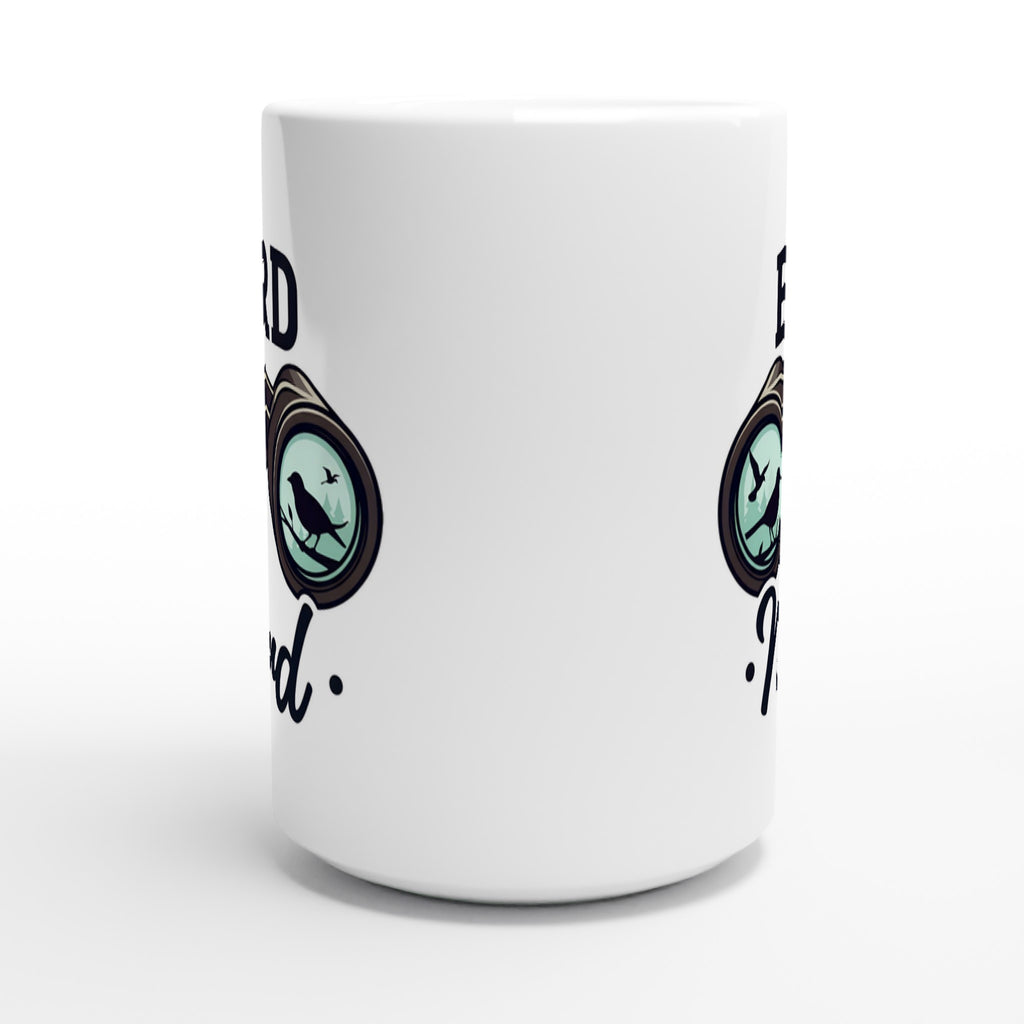 Bird Nerd - White 15oz Ceramic Mug 15oz Mug animal Globally Fulfilled