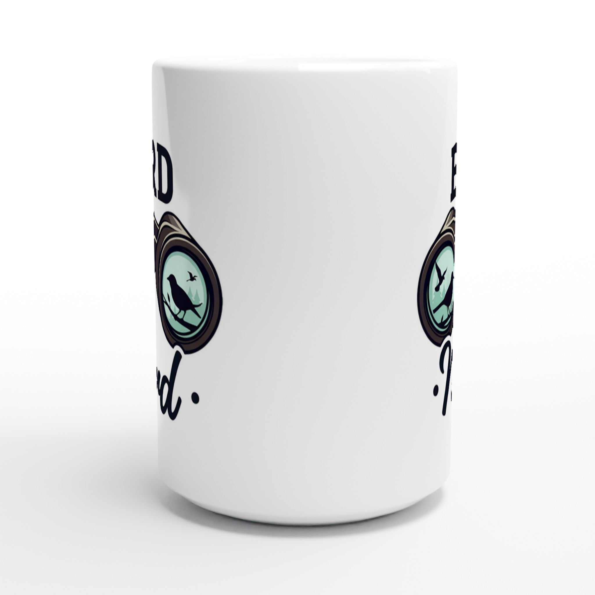 Bird Nerd - White 15oz Ceramic Mug 15oz Mug animal Globally Fulfilled