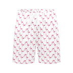 Flamingos Men's Mid-Length Beach Shorts Men's Mid-Length Beach Shorts animal Printed Offshore