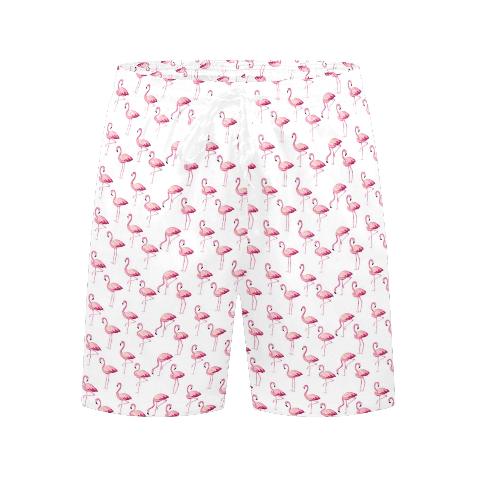 Flamingos Men's Mid-Length Beach Shorts Men's Mid-Length Beach Shorts animal Printed Offshore