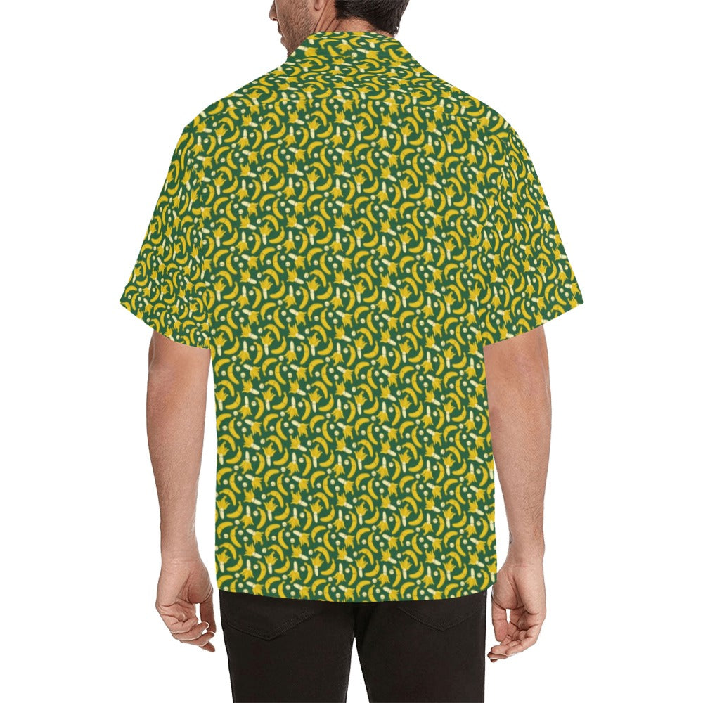 Happy Bananas Mens Hawaiian Shirt Mens Hawaiian Shirt Printed Offshore