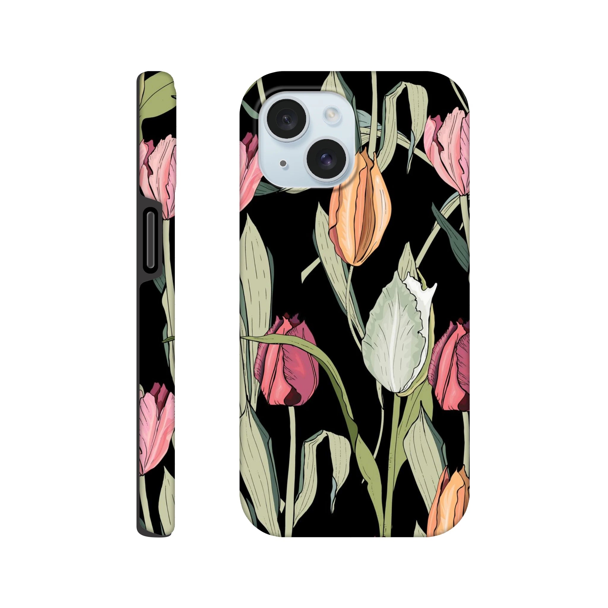 Tulips - Apple iPhone Tough case iPhone 15 iPhone Tough Case Globally Fulfilled Plants