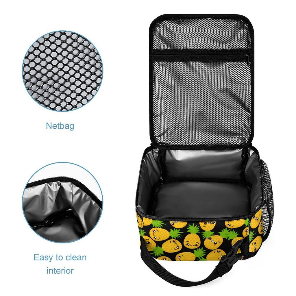 Cool Pineapples Backpack, Lunch Bag & Pencil Case Set