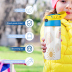 Pastel Rainbows - Little Kids Water Bottle Little Kids Water Bottle Printed Offshore