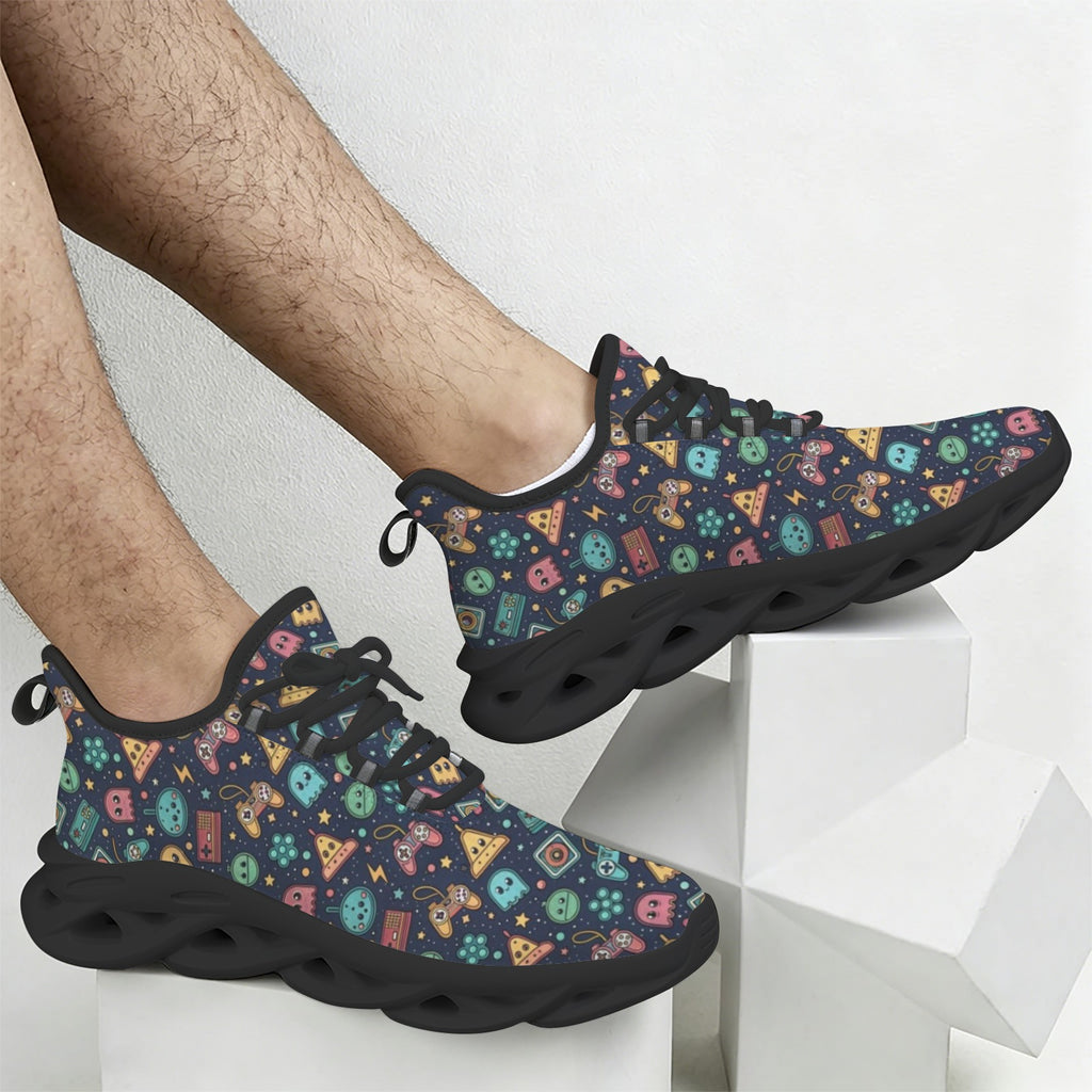 Video Game Men's Twisted Sole Sneakers