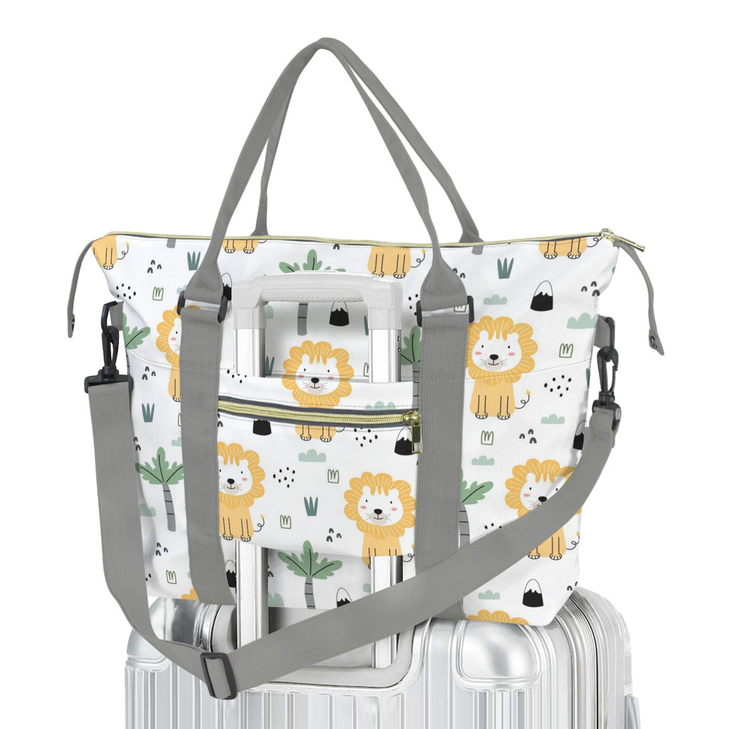Lions Duffle Bag-Simple (Model 1715) One Size Duffle Bag-Simple (1715)