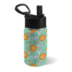 Safari Animals 12oz Kids Water Bottle with Straw Lid
