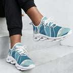 Ocean Waves Women's Twisted Sole Sneakers